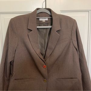 Calvin Klein Tan Blazer. Size 18W